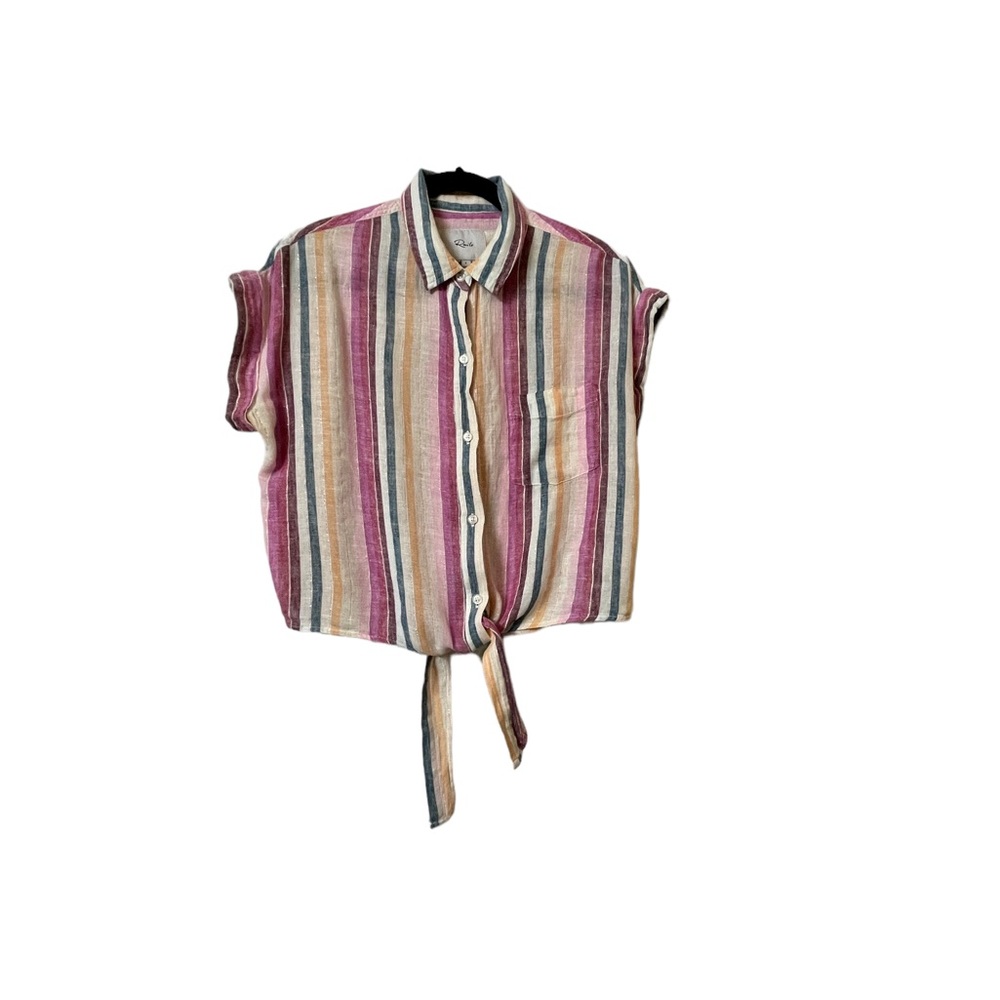 Rails Amelie Button Down In Avila Stripe Small, G… - image 2
